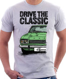 Drive The Classic Ford Capri Mk1. T-shirt in White Colour