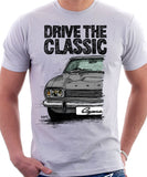 Drive The Classic Ford Capri Mk1. T-shirt in White Colour