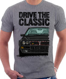 Drive The Classic Lancia Delta Integrale. T-shirt in Heather Grey Colour