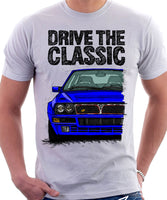 Drive The Classic Lancia Delta Integrale. T-shirt in White Colour