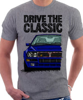 Drive The Classic Lancia Delta Integrale (Japan). T-shirt in Heather Grey Colour