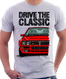 Drive The Classic Lancia Delta Integrale (Japan). T-shirt in White Colour