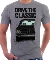 Drive The Classic BMW 2002. T-shirt in Heather Grey Colour