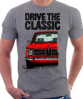 Drive The Classic BMW 2002. T-shirt in Heather Grey Colour