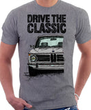 Drive The Classic BMW 2002. T-shirt in Heather Grey Colour