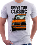 Drive The Classic BMW 2002. T-shirt in White Colour