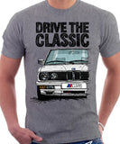 Drive The Classic BMW E28 M5 Early Model. T-shirt in Heather Grey Colour
