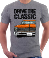 Drive The Classic Chevrolet Nova 1966. T-shirt in Heather Grey Colour