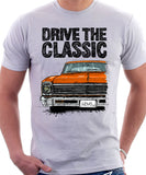 Drive The Classic Chevrolet Nova 1966. T-shirt in White Colour