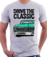 Drive The Classic Chevrolet Nova 1966. T-shirt in White Colour