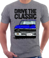 Drive The Classic Chevrolet Nova 1969. T-shirt in Heather Grey Colour