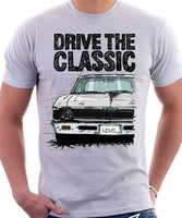 Drive The Classic Chevrolet Nova 1969. T-shirt in White Colour