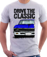 Drive The Classic Chevrolet Nova 1969. T-shirt in White Colour