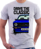 Drive The Classic Ford Escort MK2. T-shirt in White Colour