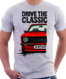 Drive The Classic Ford Escort MK2. T-shirt in White Colour