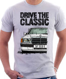 Drive The Classic Mercedes W201/190 16V. T-shirt in White Colour