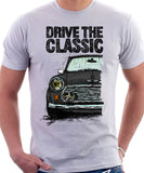 Drive The Classic Mini Cooper. T-shirt in White Colour