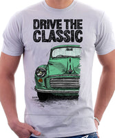Drive The Classic Morris Minor. T-shirt in White Colour