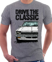 Drive The Classic Opel Kadett C Late Model. T-shirt in Heather Grey Colour