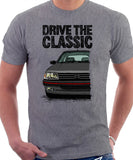 Drive The Classic Peugeot 205 GTI. T-shirt in Heather Grey Colour