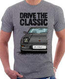 Drive The Classic Porsche 924. T-shirt in Heather Grey Colour