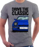 Drive The Classic Porsche 924 Turbo. T-shirt in Heather Grey Colour