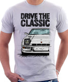 Drive The Classic Porsche 924 Turbo. T-shirt in White Colour