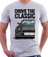 Drive The Classic Porsche 924 Turbo. T-shirt in White Colour