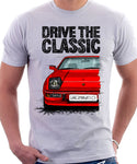 Drive The Classic Porsche 924. T-shirt in White Colour