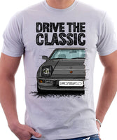 Drive The Classic Porsche 924. T-shirt in White Colour