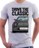 Drive The Classic Porsche 924. T-shirt in White Colour