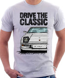 Drive The Classic Porsche 924. T-shirt in White Colour