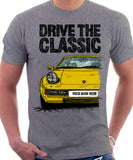 Drive The Classic Porsche 928 Early Model. T-shirt in Heather Grey Colour