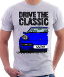 Drive The Classic Porsche 928 Late Model. T-shirt in White Colour