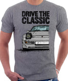Drive The Classic Porsche 944 Early Model. T-shirt in Heather Grey Colour