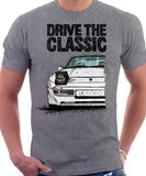 Drive The Classic Porsche 944 Early Model. T-shirt in Heather Grey Colour