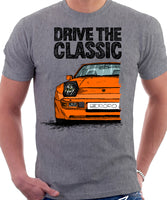 Drive The Classic Porsche 944 Early Model. T-shirt in Heather Grey Colour