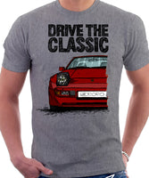 Drive The Classic Porsche 944 Early Model. T-shirt in Heather Grey Colour
