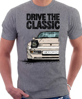 Drive The Classic Porsche 944 Early Model. T-shirt in Heather Grey Colour