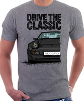 Drive The Classic Porsche 944 Early Model. T-shirt in Heather Grey Colour