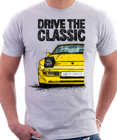 Drive The Classic Porsche 944 Early Model. T-shirt in White Colour