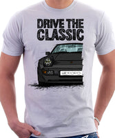 Drive The Classic Porsche 944 Early Model. T-shirt in White Colour