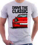 Drive The Classic Porsche 944 Early Model. T-shirt in White Colour