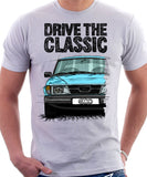Drive The Classic Saab 900 Early Standard Model. T-shirt in White Colour