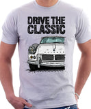 Drive The Classic Triumph Spitfire Mk2 Hardtop. T-shirt in White Colour