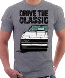 Drive The Classic Toyota Supra Mk2 Early Model. T-shirt in Heather Grey Colour