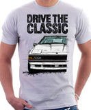 Drive The Classic Toyota Supra Mk2 Late Model. T-shirt in White Colour