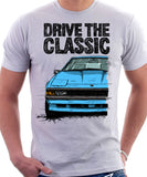 Drive The Classic Toyota Supra Mk2 Late Model. T-shirt in White Colour