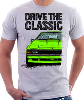 Drive The Classic Toyota Supra Mk2 Late Model. T-shirt in White Colour
