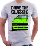 Drive The Classic Toyota Supra Mk2 Late Model. T-shirt in White Colour